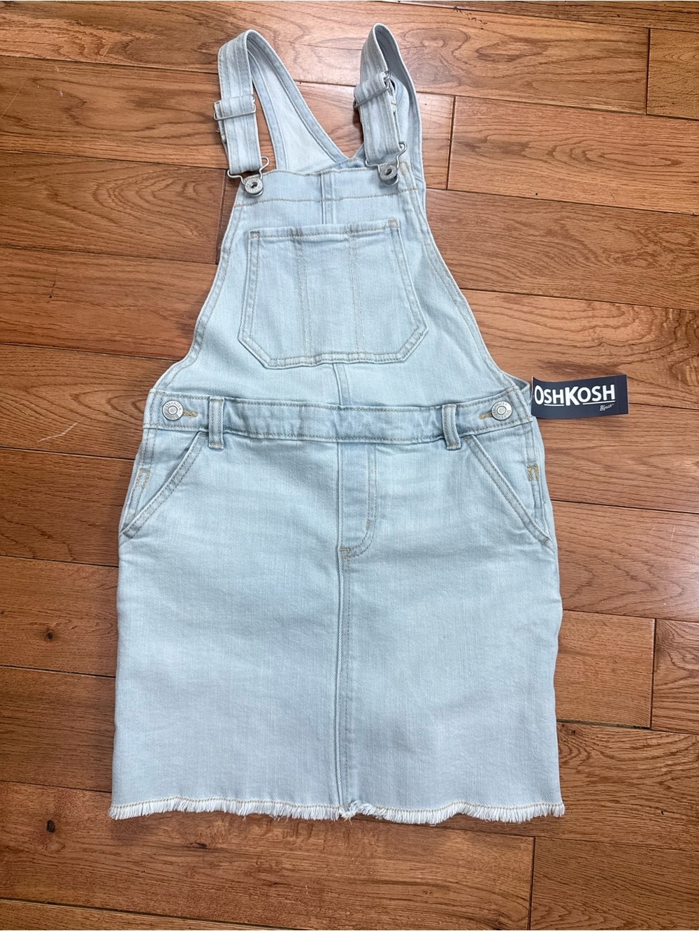 Oshkosh B’Gosh Girls Lightwash Denim Skirtall NWT